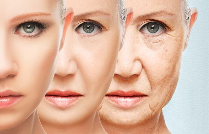 Facial mask facial skin rejuvenation stage